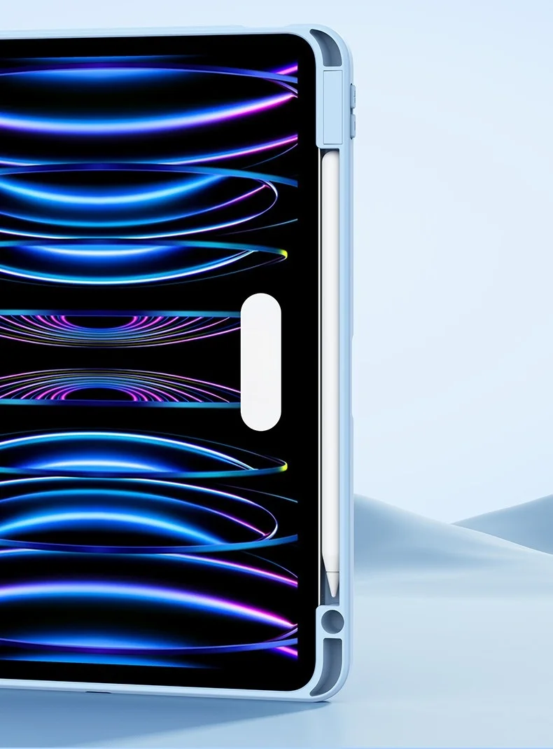 Für iPad 11 10,9 10,2 9,7 Zoll Magnetische Abnehmbare Acryl 720° Drehbare Stoßfeste Schutzhülle mit Schlaf-Wach-Funktion – Detail 11