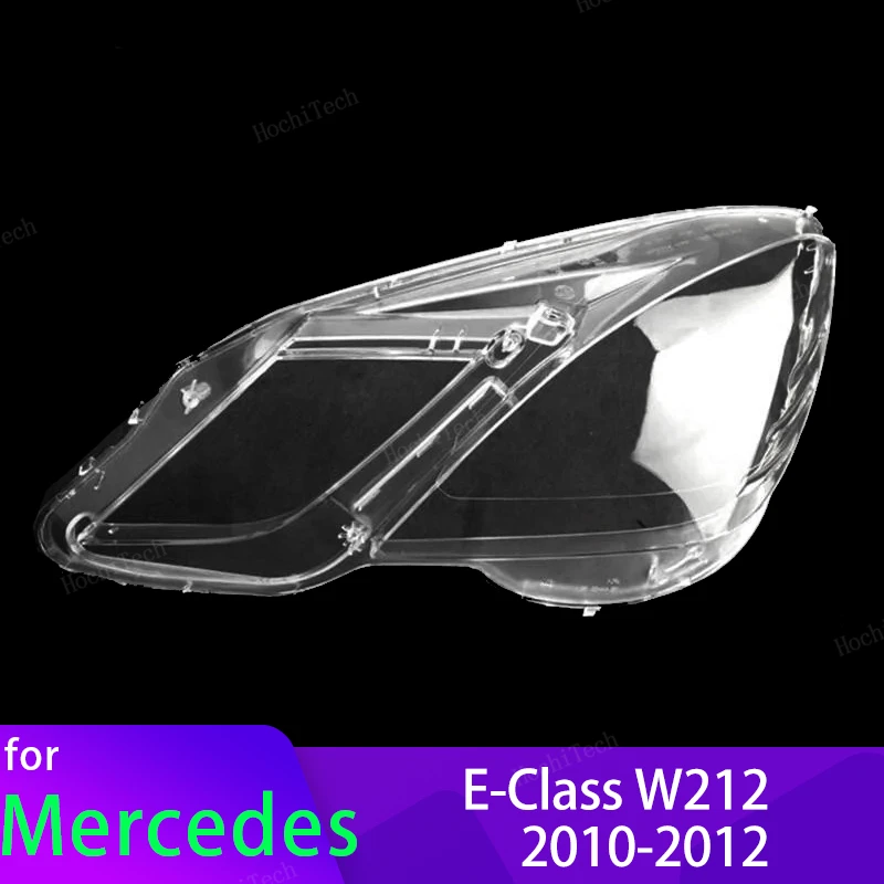 Boîtier transparent pré-lifting pour lumières de sauna avant, couvercle de lampe en verre, coque de lentille, Mercedes-Benz W212 Classe E, 2010-2012