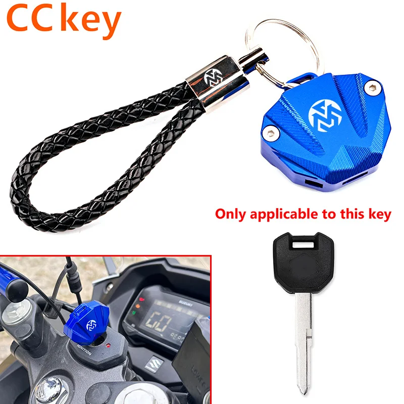 For GIXXER 250 SF 150 125 155 GSX- S 150 125 GSX250R GW250 VSTROM250 DL250 Motorcycle Keychain Case Shell & Keychain Key Ring