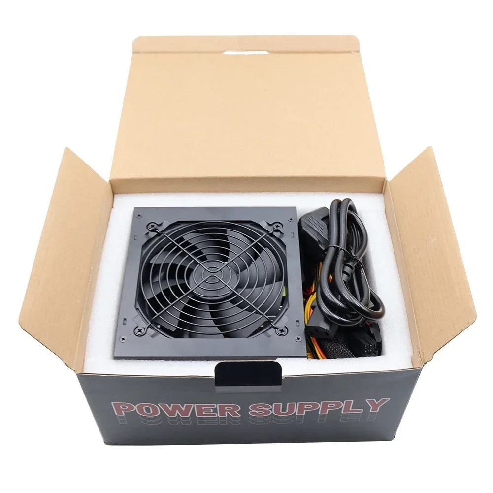 Fuente De Alimentación De ordenador 500W nominal 110V 220V ATX para Juegos De PC ventilador De 120 mm chasis De escritorio Fuente De Alimentación