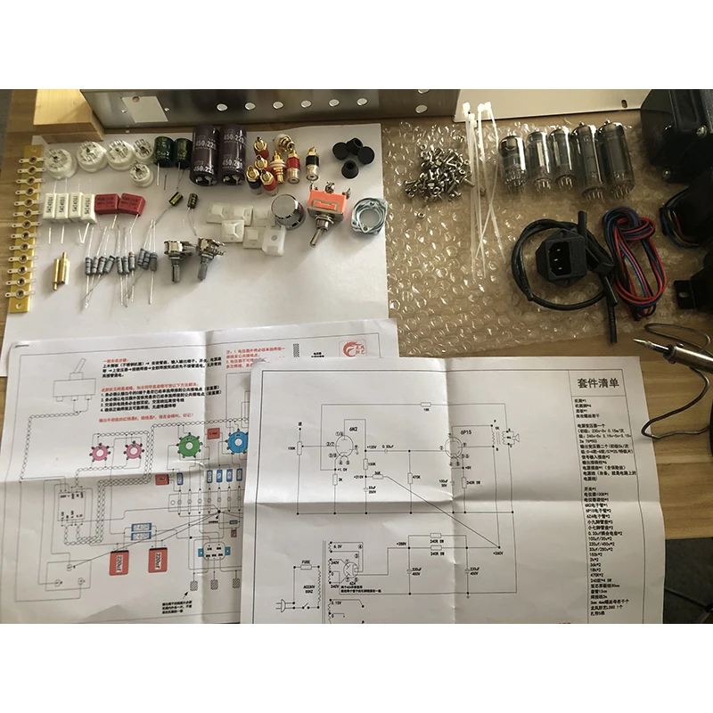 Imagem -06 - Lyele Áudio 6n2 6p15 Tubo de Vácuo Amplificador Kit Faça Você Mesmo Amplificador de Alta Fidelidade Classe a Áudio vu Medidor Bluetooth 5.0 Jogador Usb 3.5w fm Amp