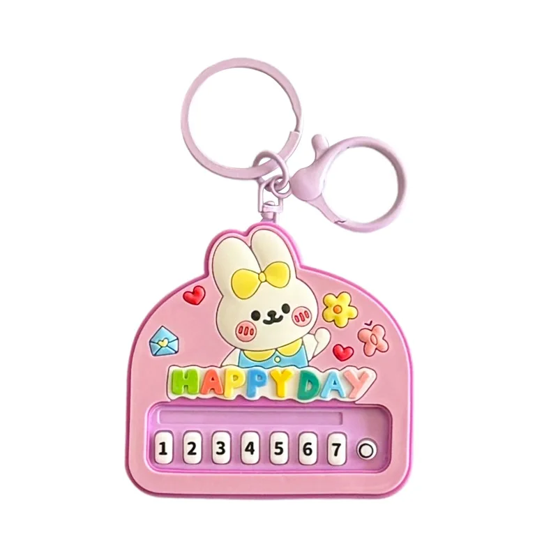 Minso Antystresowy Mały Króliczek Mini Pianino Muzyczne Breloczek Zawieszka do Torby Brelok dla Pary Mały Prezent