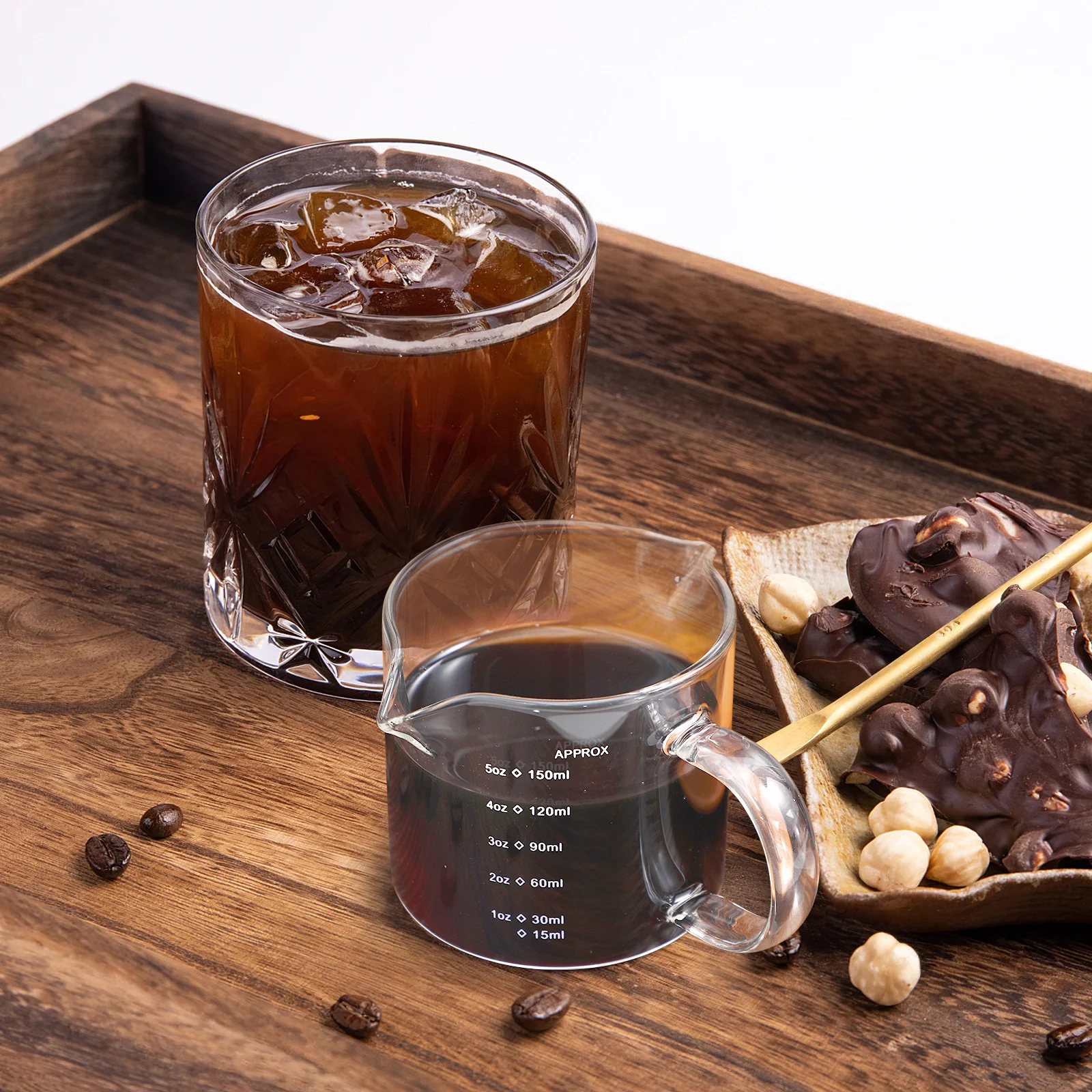 

Household Milk Cup Transparent Creamer Pitcher Multi-Function Measuring Cup Convenient Milk Accessory Cream Pitcher