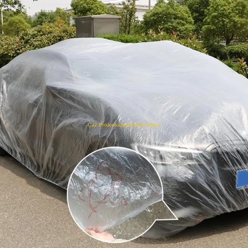 

R53D Disposable Car Covers, Car Disposable Universal Plastic Covers for Automobile Car Protective Universal