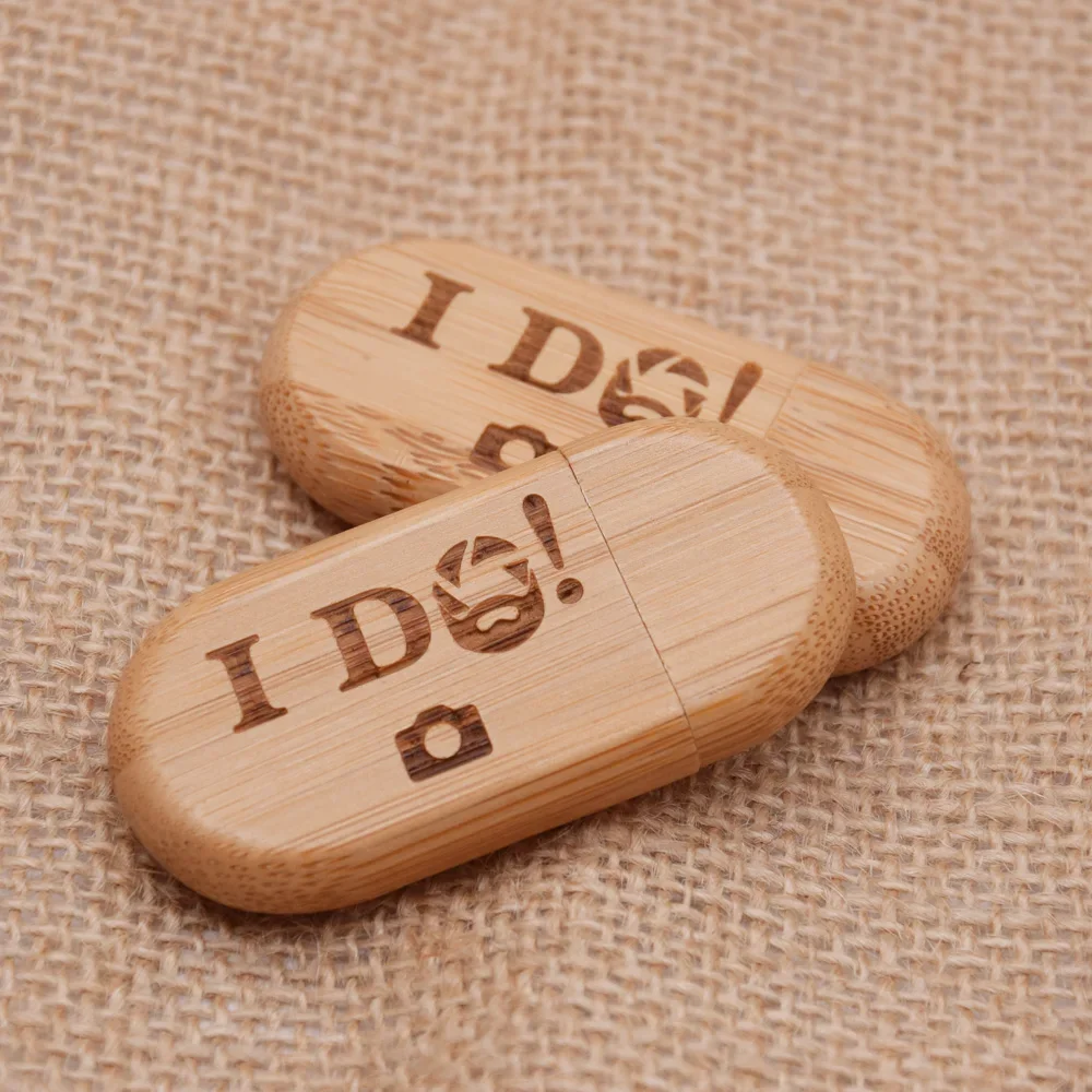 1 Cái LOGO Tự Do Chụp Ảnh Độc Đáo Album Gỗ Óc Chó USB3.0 + Tặng Hộp USB Đèn LED 8GB 16GB 32GB 64GB 128GB Chụp Ảnh