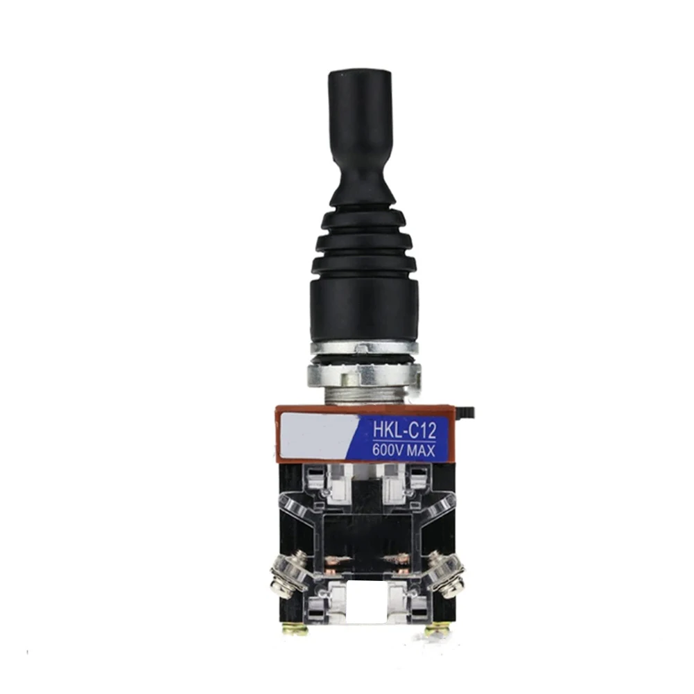 

22mm Joystick Switch with 2NO Latching Functionality Rated Voltage 150V/250V/600V for HKLC12 for Control Panels