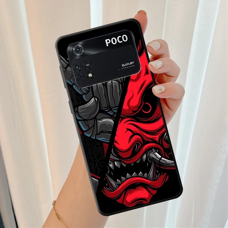Creative Samurai Funda Phone Cover Case for Xiaomi Poco F8 C61 C71 M3 M4 M7 Pro F1 X3 X4 X5 X7 Pro C50 F3 M5 C75 view 3