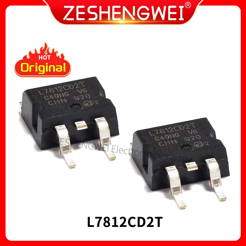 

10PCS L7812CD2T TO-263 L7812 7812 TO263 L7812C2T 12V SMD Three-terminal Regulator New Original