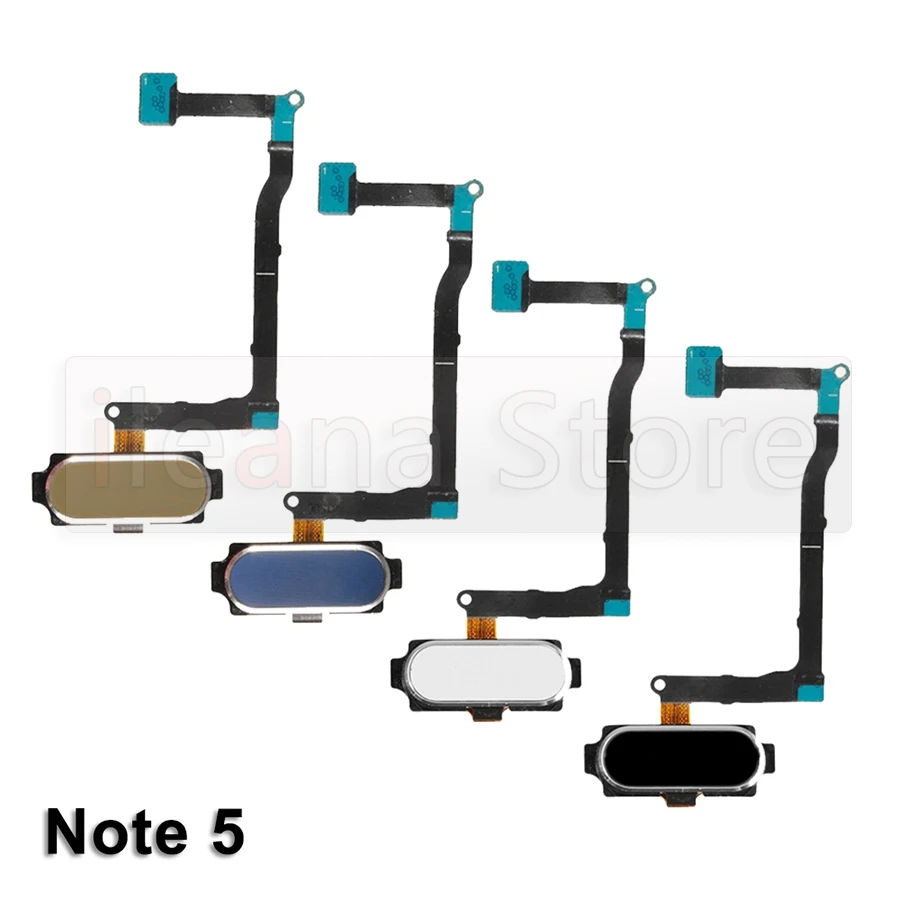 For Samsung Galaxy Note 4 5 7 8 9 10 20 Plus Lite Ultra Aiinant Home Button Touch ID Fingerprint Sensor Flex Cable