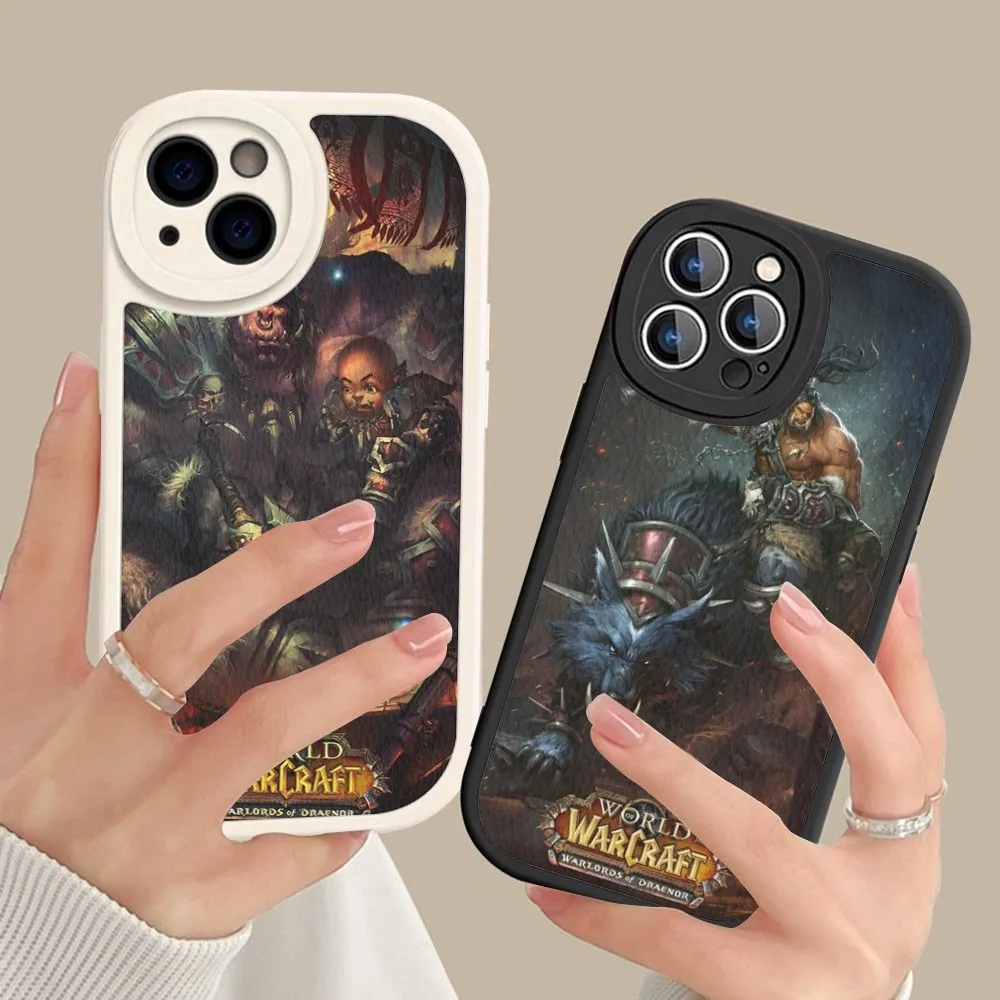 

Warcrafts of World W-WOW Game Phone Case Hard Leather For iPhone 14 13 12 Mini 11 14 Pro Max Xs X Xr 7 8 Plus Fundas