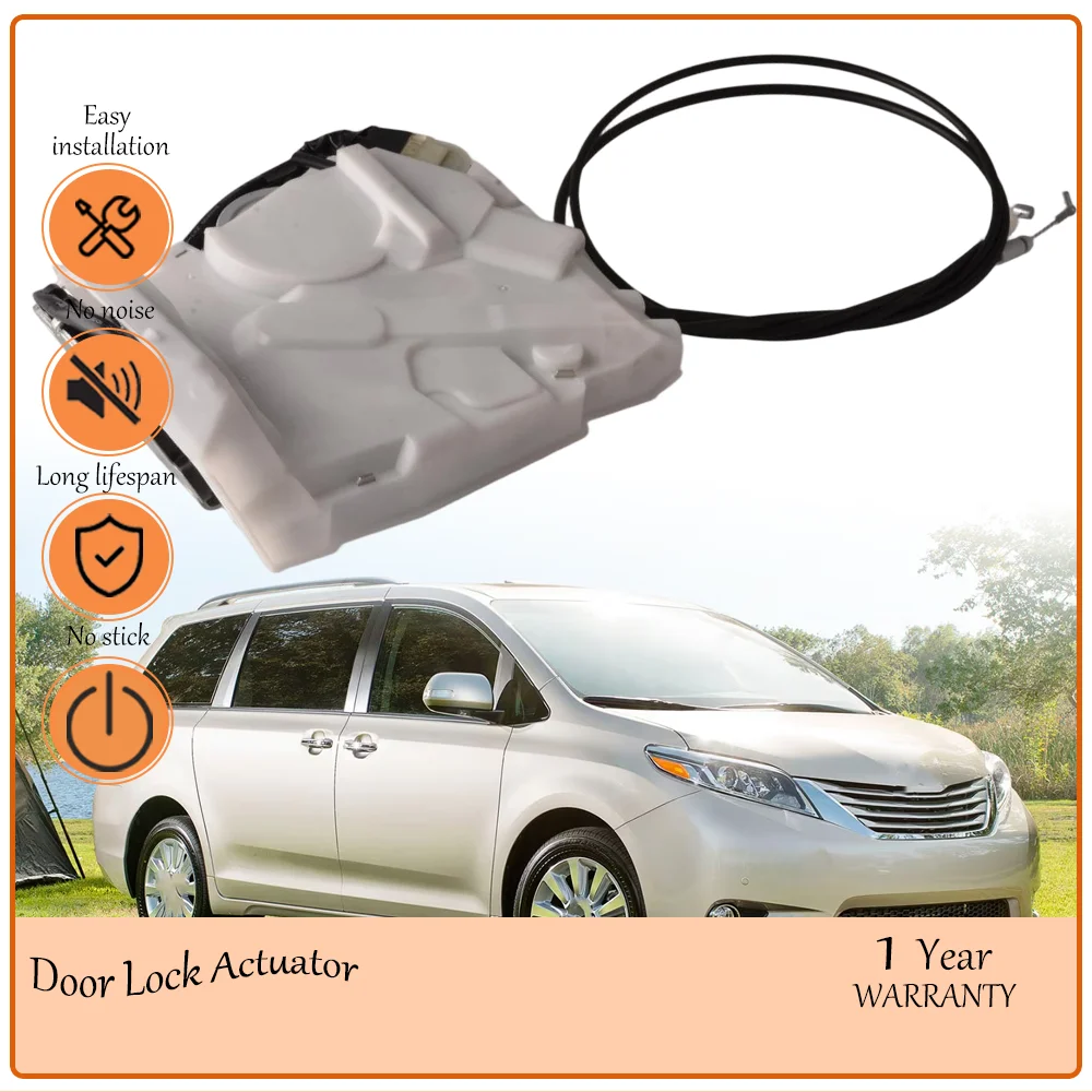 

Rear Left Foreign Trade Electric Sliding Door Lock Actuator,Fit for Toyota Sienna 2011-2017,oem DLA1380,DLT-132,6930008020
