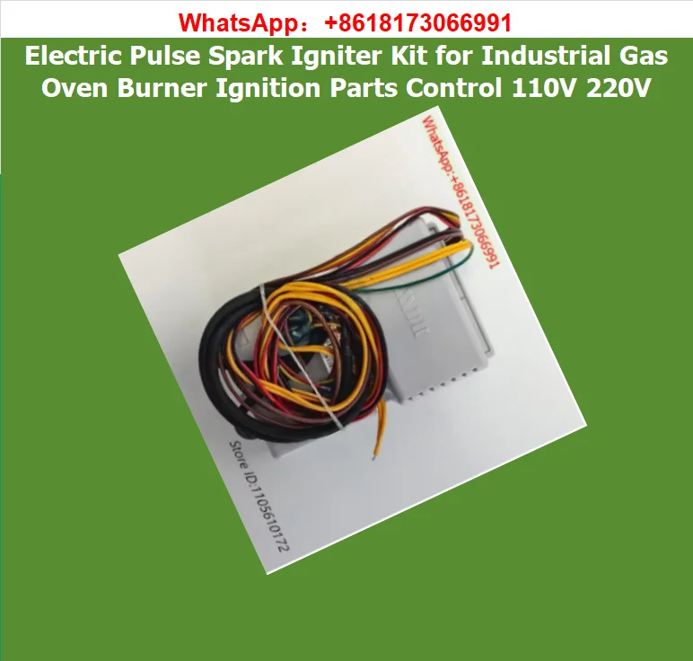 Electric Pulse Spark Igniter Kit for Industrial Gas Oven Burner Ignition Parts Control 110V 220V