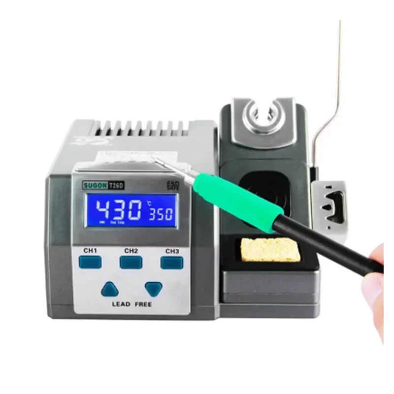 LED Display SUGON T26D Welding Table Tools Smd Machine Mobile Repair Rework Station Electric Soldering Iron