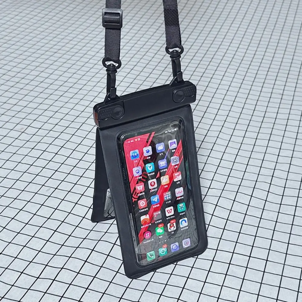 Bolsa de almacenamiento para teléfono móvil subacuática, resistente al agua IP68, doble bolsillo, Festival Songkran, bolsa impermeable para teléfono con cordón para el cuello