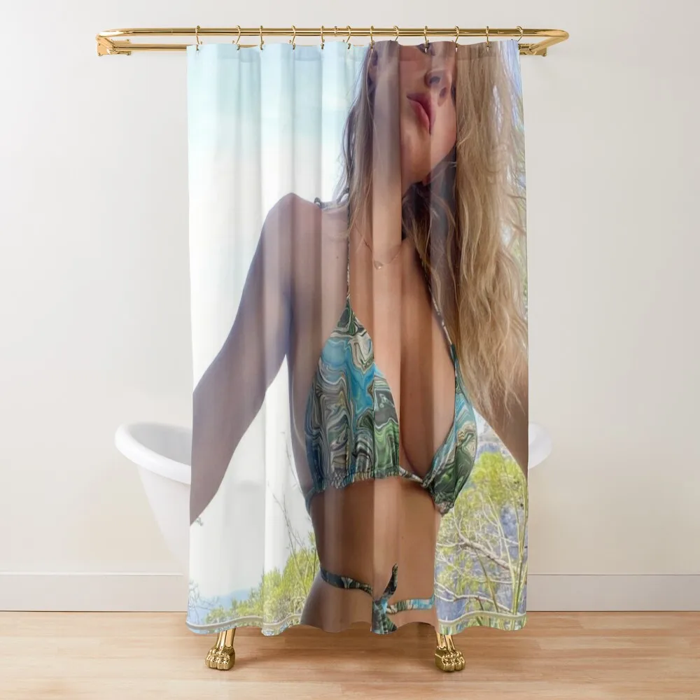 

Sydney Sweeny Euphoria Shower Curtain Waterproof Fabric Shower Modern Showers For Bathroom Curtain