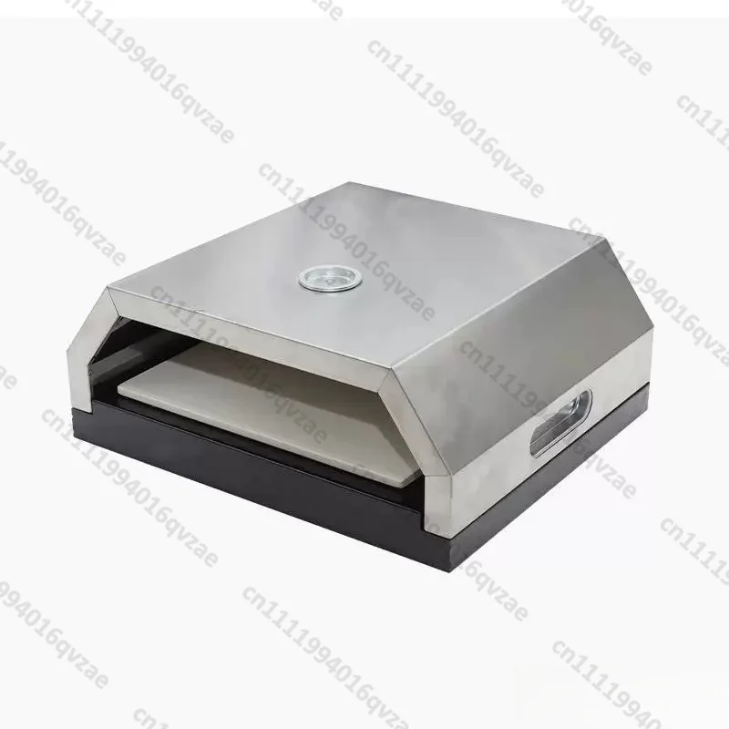 

Stainless Steel Pizza Oven with Pizza Stone Bread Baking Oven Portable Pizza Oven