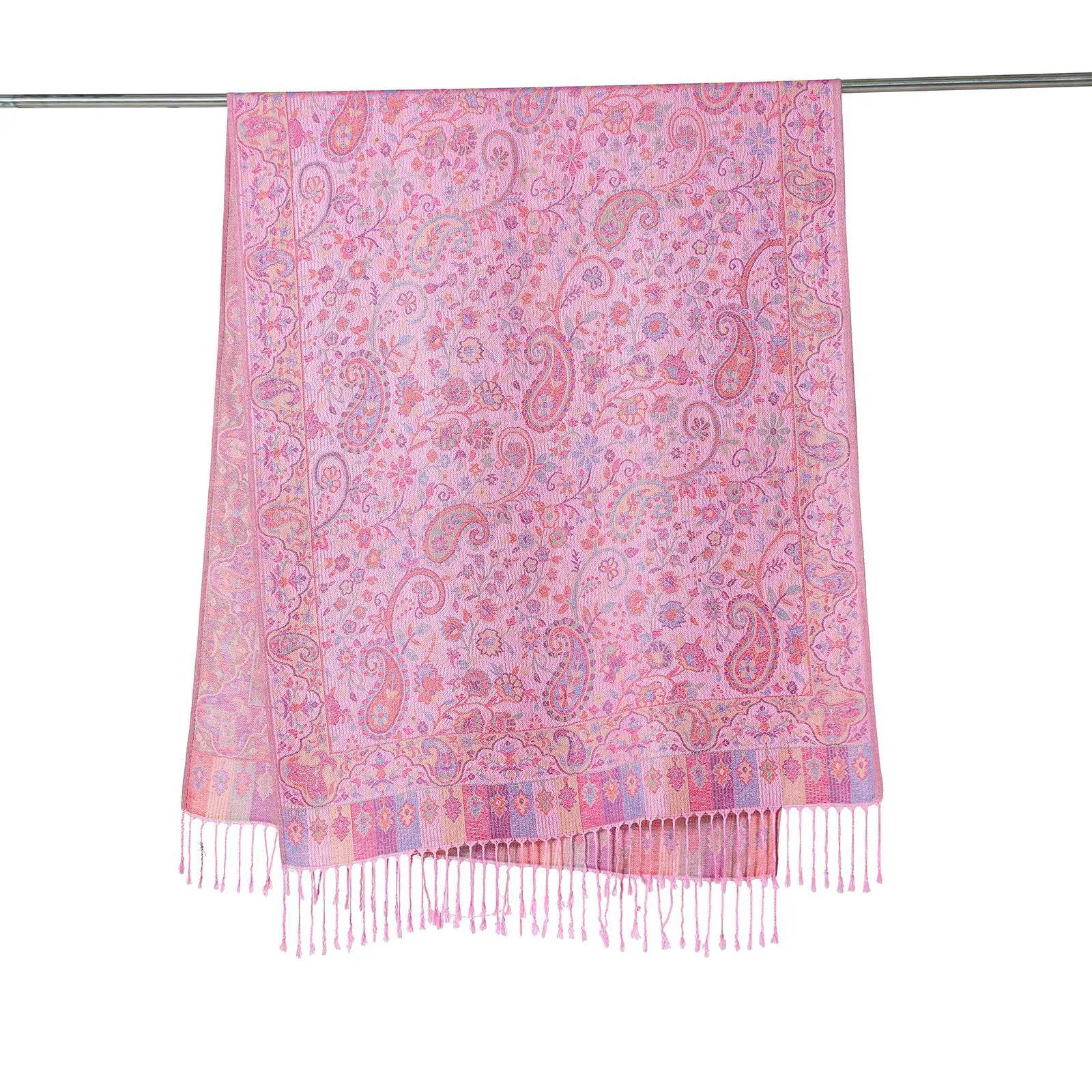 Boho Style Paisley Jacquard Pashmina Scarves Shawls for Women Wraps Autumn Winter Warm Thicken Stoles Lady Bufanda Travel Stole