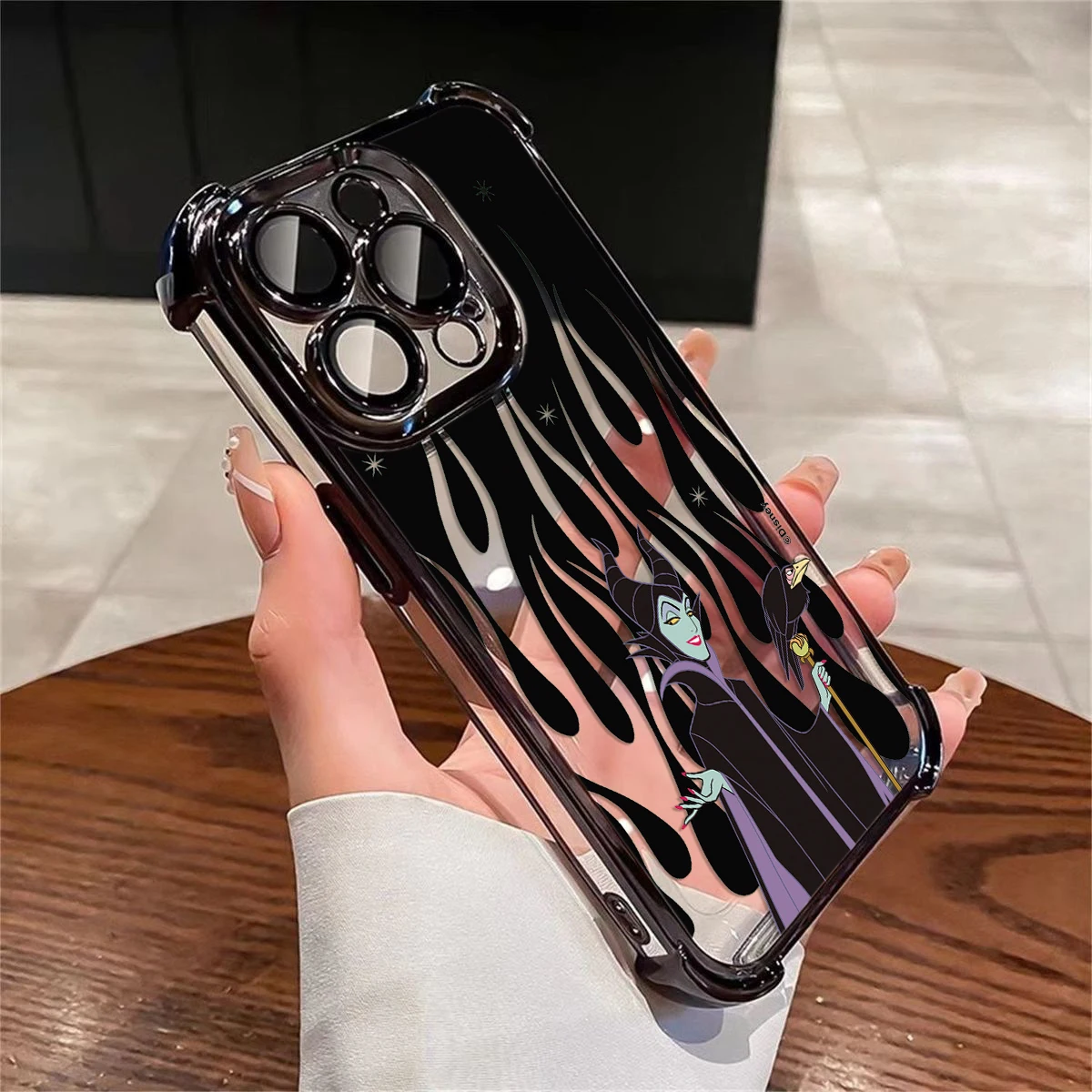 Cute Evils Queens Ursula Phone Case For iPhone 16 15 14 13 12 11 Pro Max X XR XSMax 7 8 Plus Shockproof Clear Armor Cover