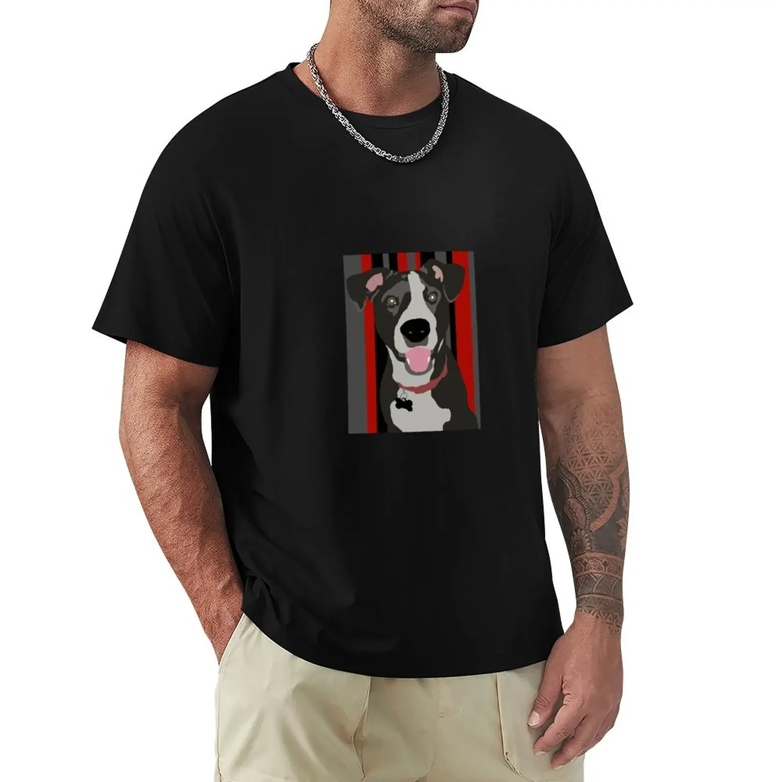 

Dog Portrait T-Shirt Aesthetic clothing Blouse mens shirts graphic tee