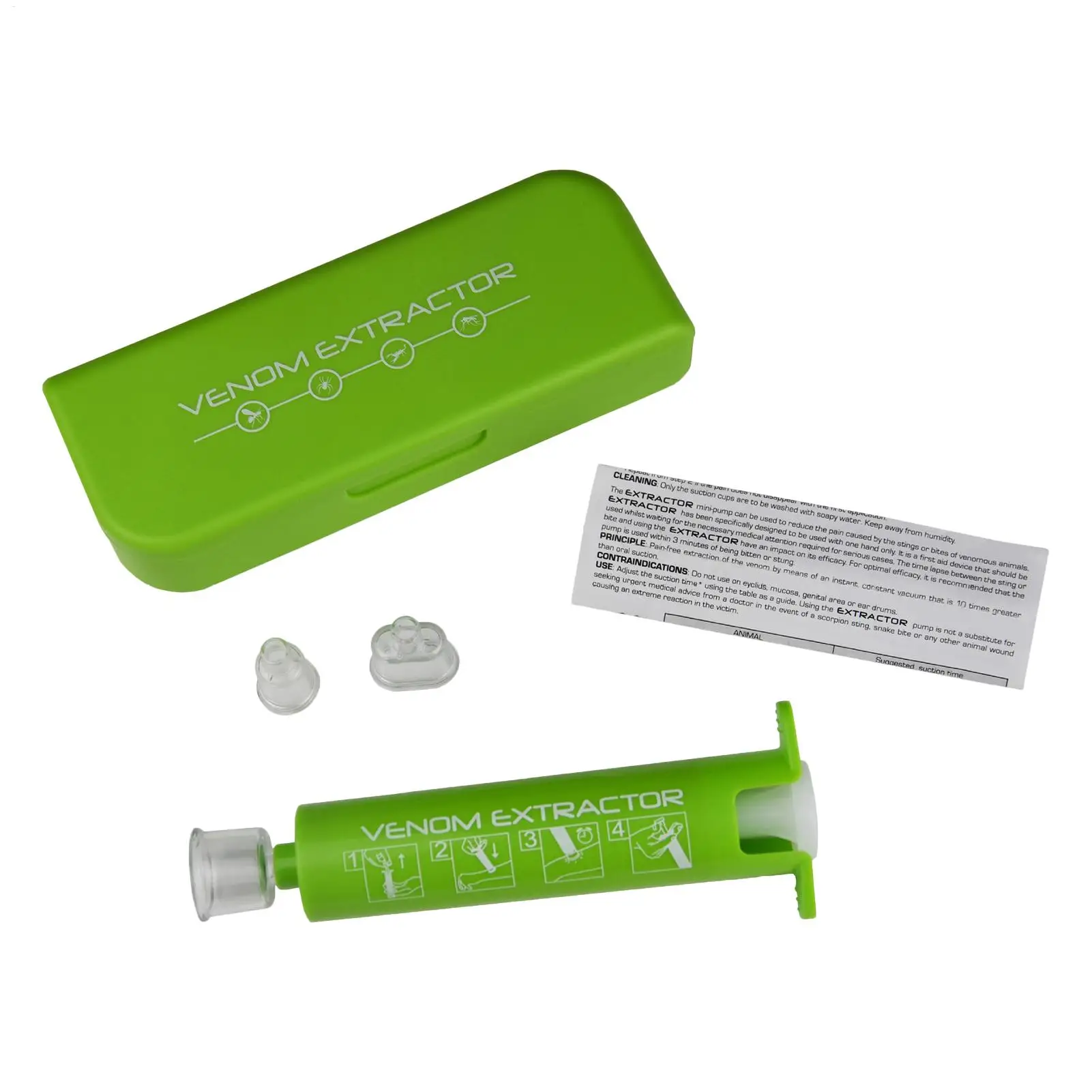 Vacuum Bug Bite Suction Tool Natural Itch Relief Bites Relief Bite sap Extractor Survival Kit Remover Insect Sting Sucker