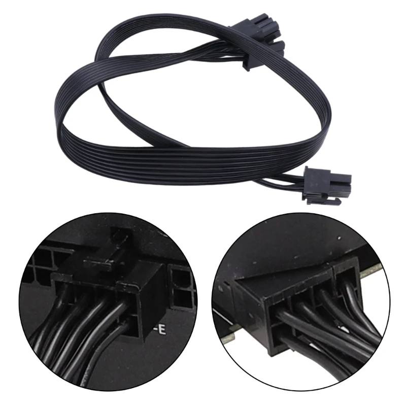 50/60/70/100 ซม. 8PIN ถึง 8PIN (6 + 2) สายไฟ GPU คอมพิวเตอร์การ์ดสายไฟ