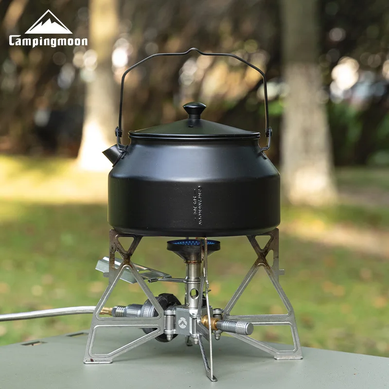 

CAMPINGMOON BKSW-1 посуда для кемпинга, оборудование из нержавеющей стали, чайник для кофе, портативный чайник для пикника, уличный чайник