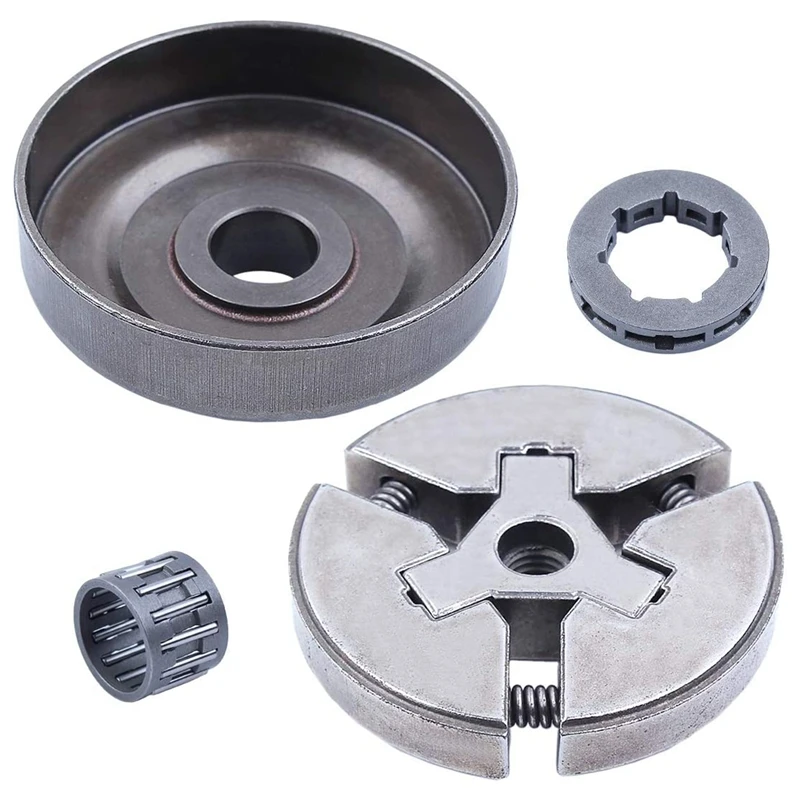 0.325Inch 7T Clutch Drum Sprocket Rim Bearing Set For Husqvarna 50 51 55 EPA Rancher 154 254 Chainsaw Parts Replacement