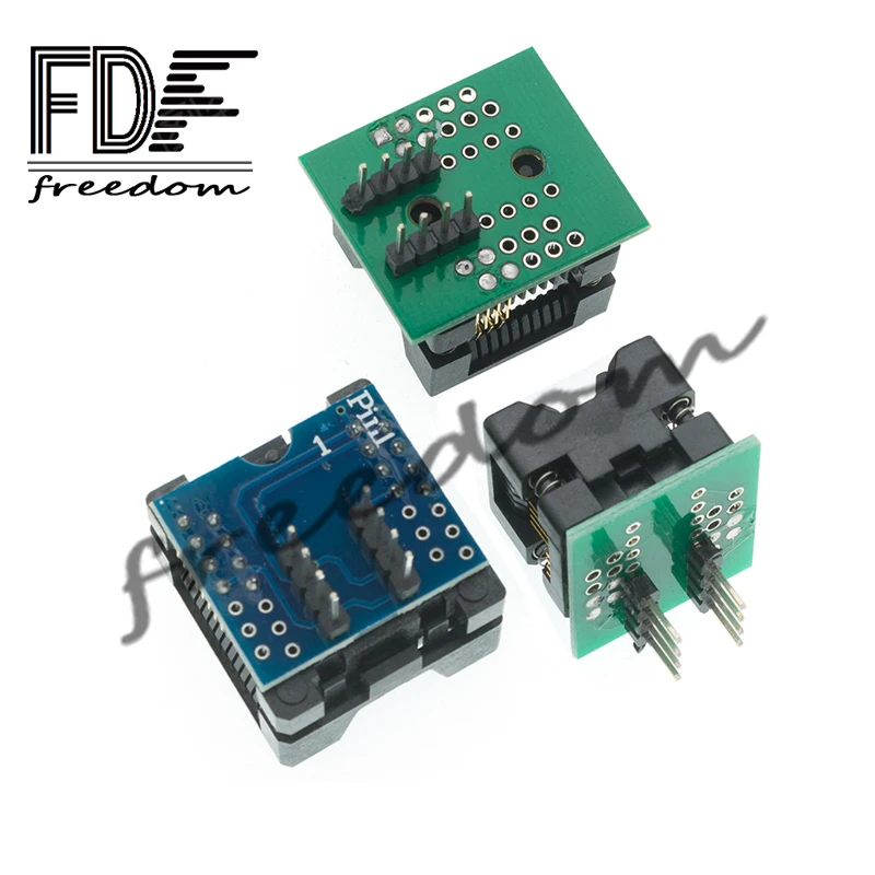 SOP16 To DIP8 Wide-body Seat Wide 150mil 200mil 208mil 300mil Programmer Fdf Lucky Adapter Socket For EZP2010 EZP2013 CH341A IC