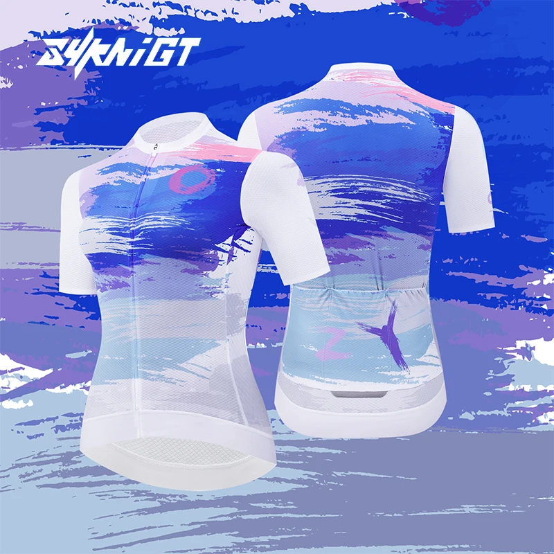 

ZYKNIGT New style Cycling clothes women's cycling sportswear summer breathable quick drying seamless fit cycling short jersey
