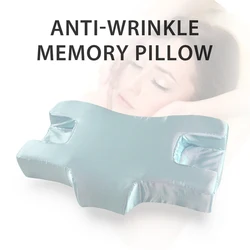 Nuovo cuscino per la bella addormentata in raso antirughe protezione del collo cuscino in memory foam per il sonno comodo cuscino per la biancheria da letto per la cura della pelle morbida
