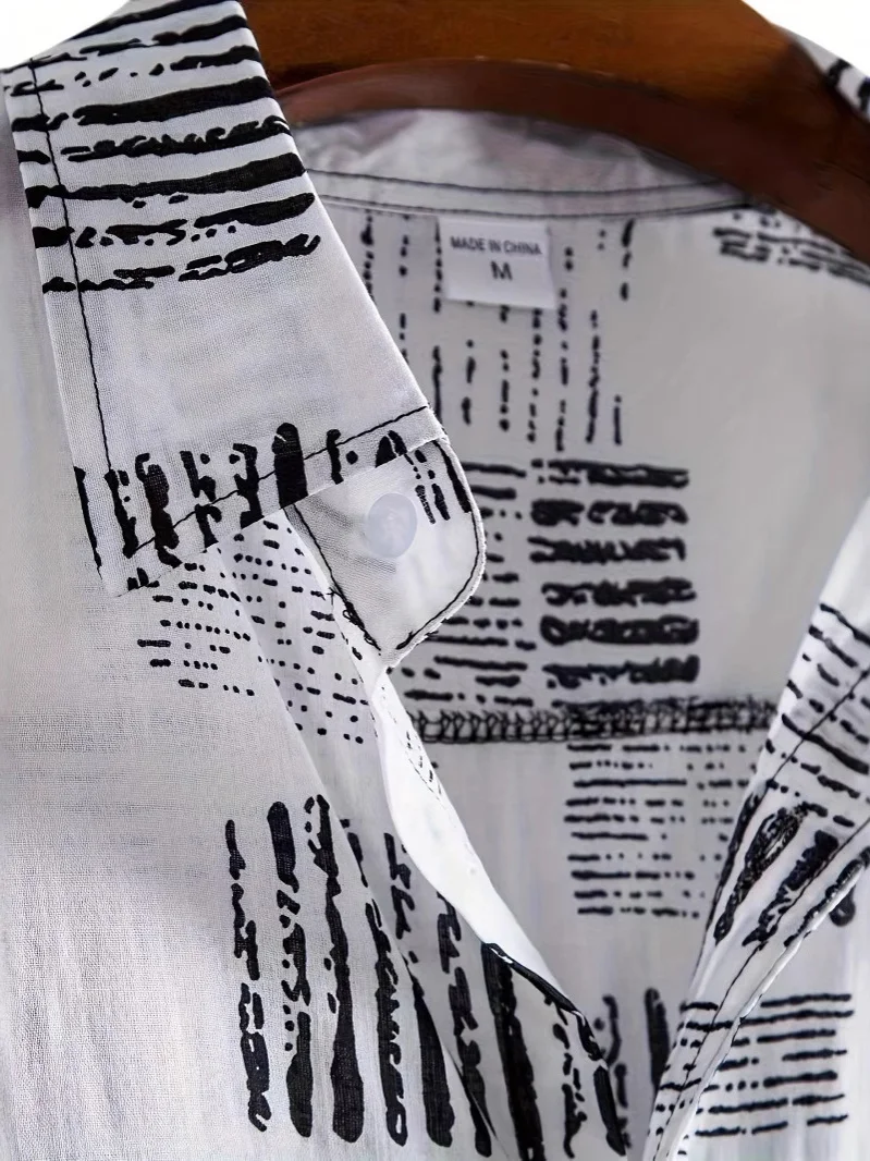 

Повседневный воротник с цветочным принтом ort Sve irt Мужской облегающий полиэстер Summer Faion Basic Sle Button Plaet Ultra ort ...