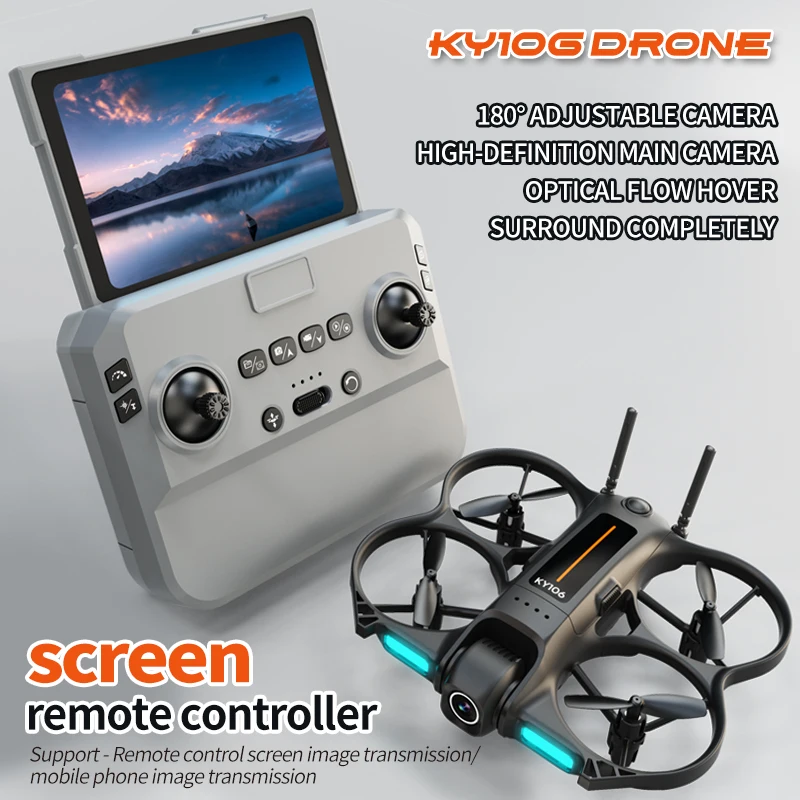 KY106 Mini Drone 8K HD Dual Camera Profesional 180° Electric Adjustable GPS Positioning Obstacle Avoidance Bushless Uav 15000M