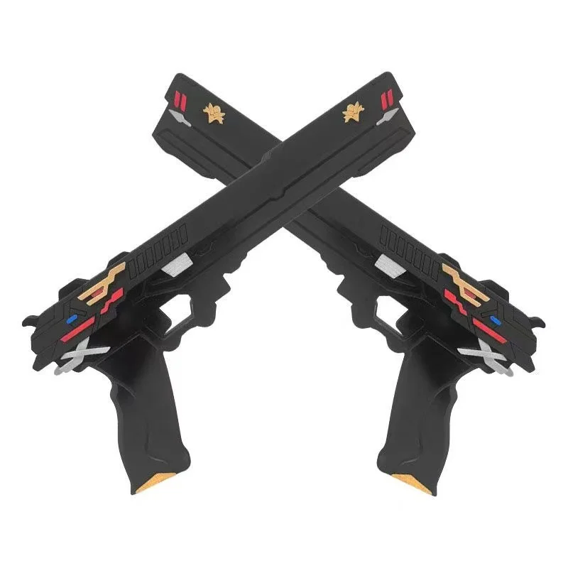 Anime Caleb Love en Deepspace Cosplay Vuurwapen Prop Mascotte Cartoon Twee Guns Accessoire Wapen Fit Out Model Ornament Ambitus Gift