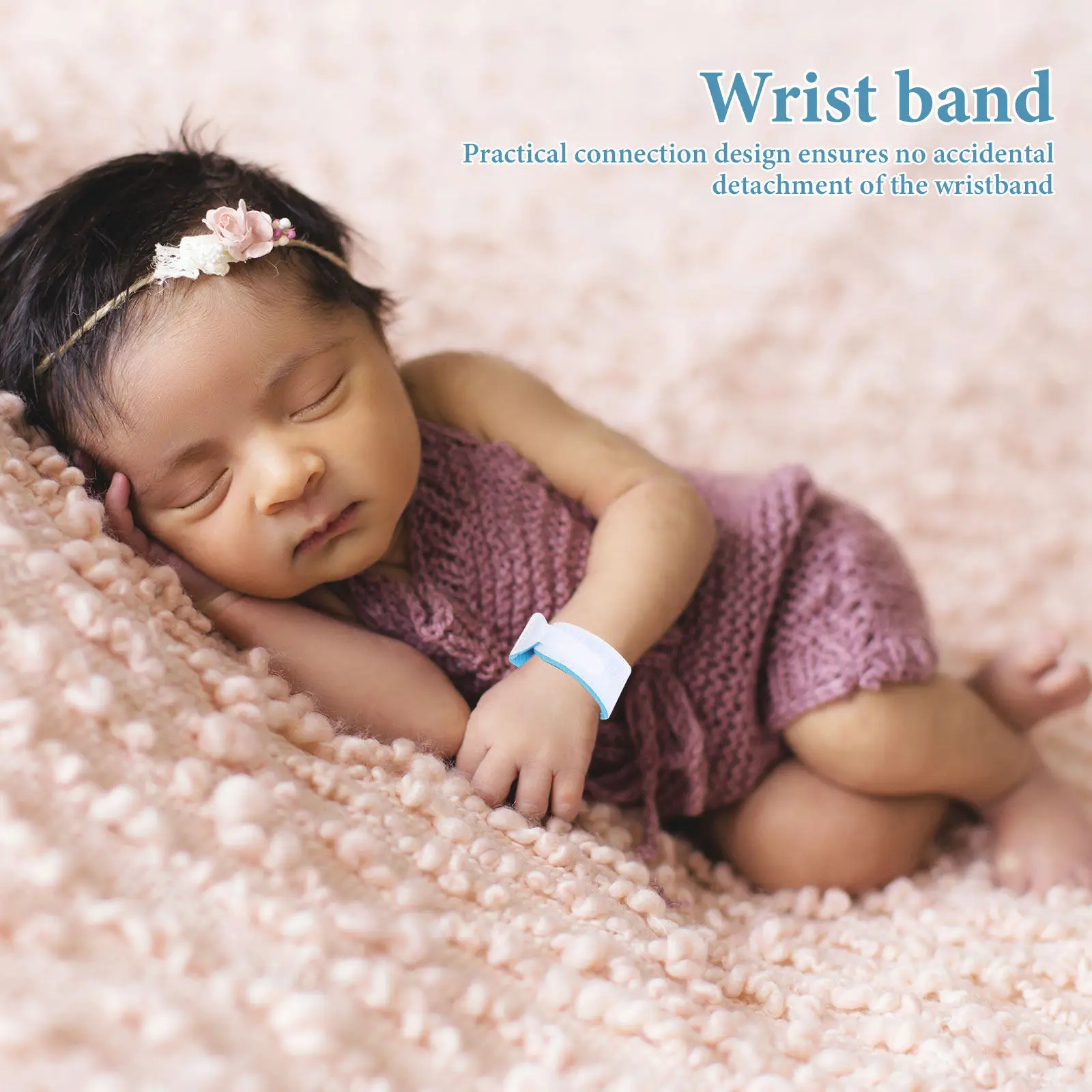 

Wristband Comfortable Soft Lightweight Identification Band for Hospital Patient Identification Baby
