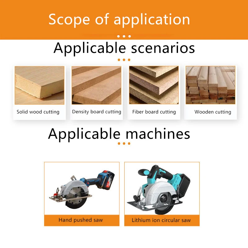 1 قطعة سبائك خاصة توفير الطاقة شفرات المنشار الليثيوم كفاءة في استخدام الطاقة شفرات منشار قطع الخشب الليثيوم النجارة النجارة