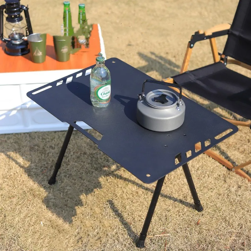 

Стол Легкий Тактический из алюминиевого сплава, складной обеденный стол, черный стол для самостоятельного вождения, для пикника и кемпинга
