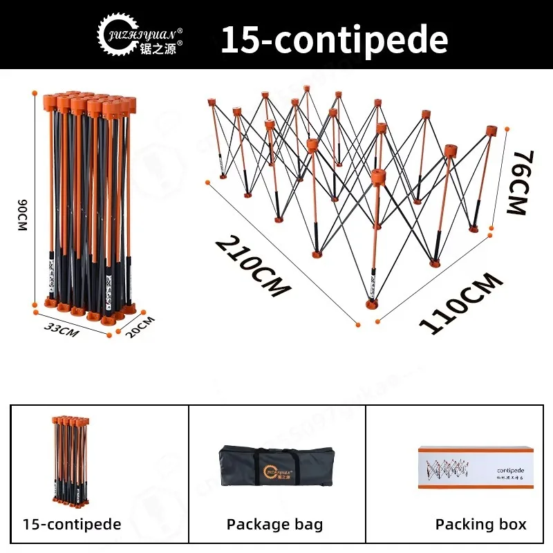 15-leg High-quality Foldable Spider Leg Workbench, Portable Work Saw Holder Support, Quick-extend Workbench