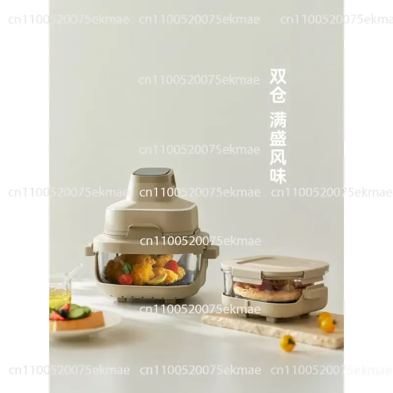 Multifunctional all-glass air fryer household small 2026 new non-turning visual large-capacity frying machine