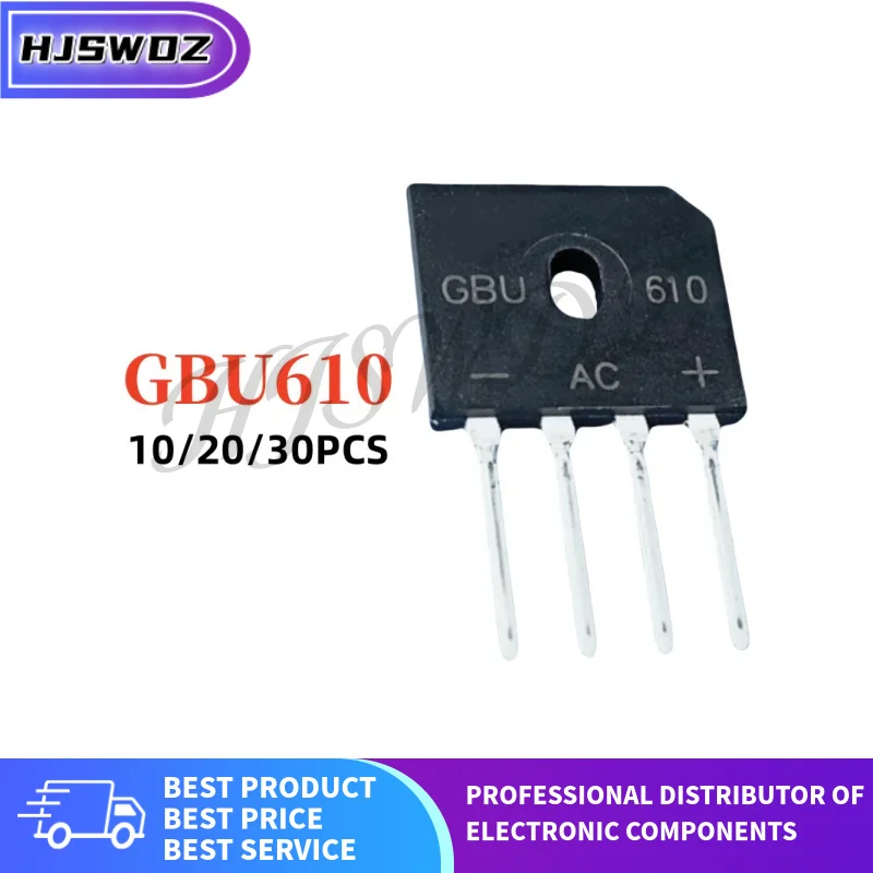 10-30PCS GBU610 Gbu…