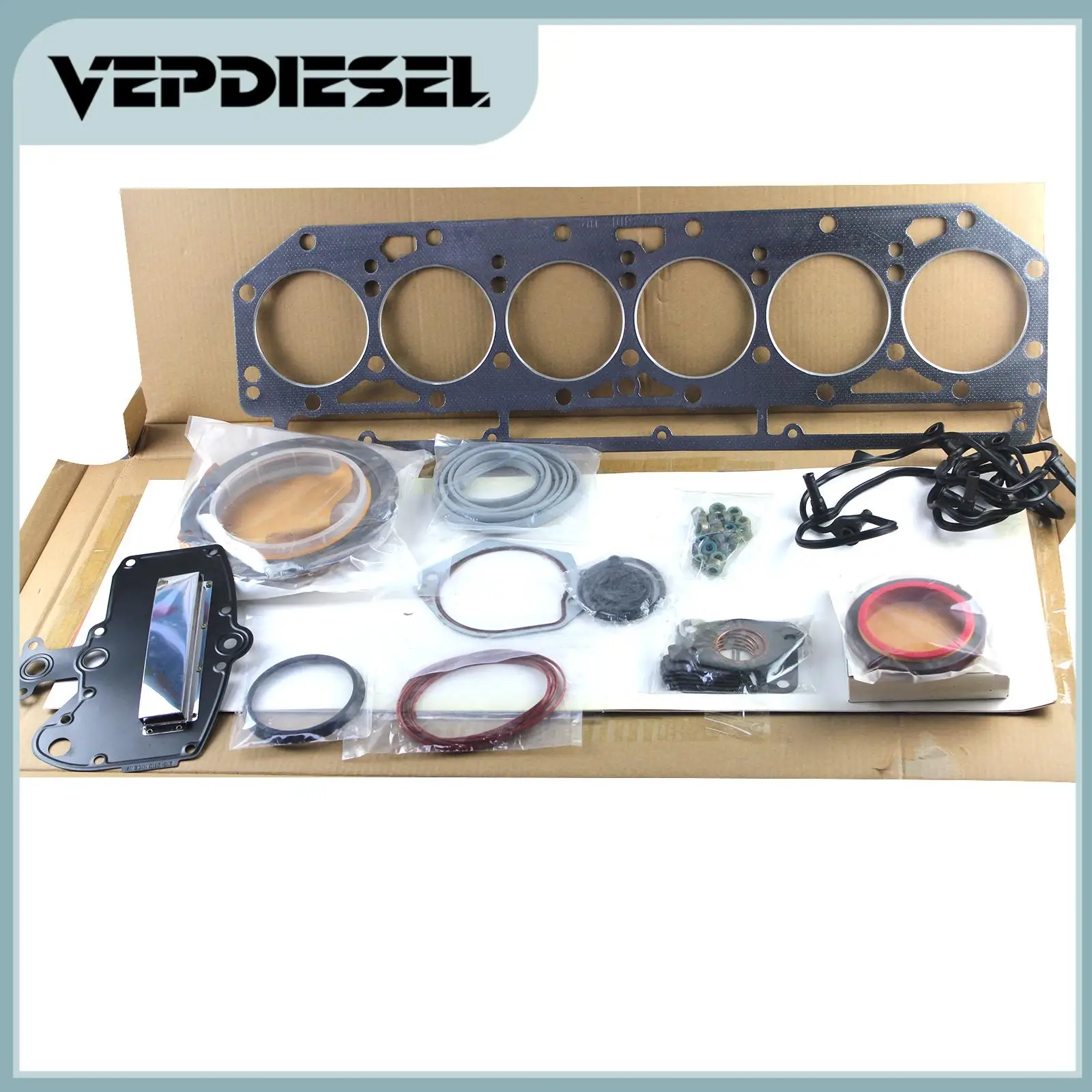 

187-1315 1871315 C9 Комплект прокладок для капитального ремонта двигателя подходит для Caterpillar CAT 330D E330D 330DL D6R Запасные части для экскаватора грузовика