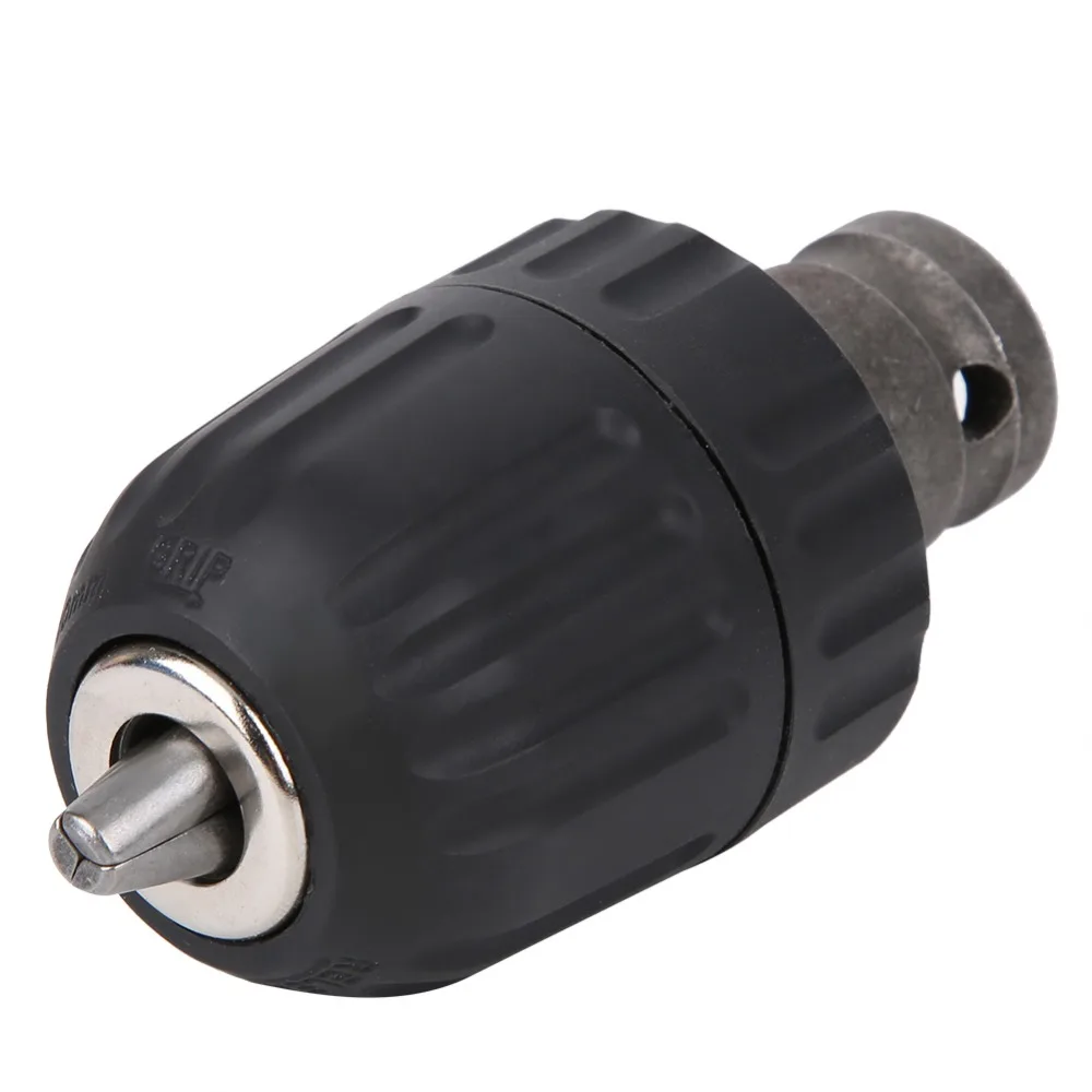 Keyless Self Tightening Chuck Self Locking Adapter Included Keyless Drill Chuck Drill Conversion Power Tool Accessories
