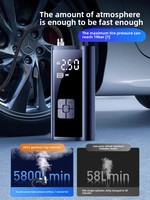 Portable Car Wireless Inflation Pump High Pressure Tire Inflator Electric Rickshaw Tire Inflation Portable Motorcycle Tire Infla