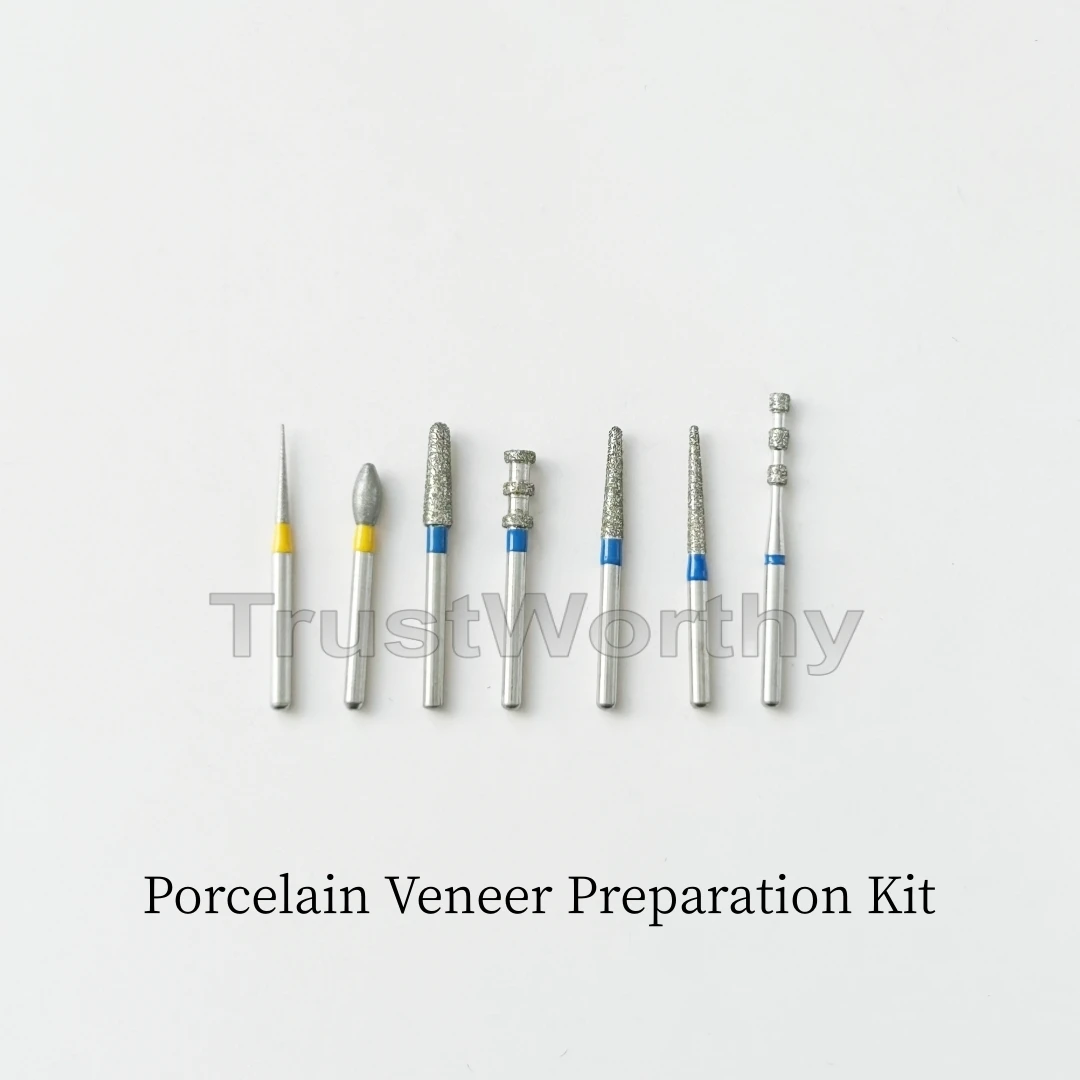 1Kit Dental Interproximal Enamel Grinding Bur Inlay/Crown/Reverse Preparation Kit