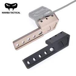 Linterna tรกctica M300 M600 SF, montaje Offset, extensiรณn lateral, Unidad Base, Kit de interruptor de botรณn Mod, accesorios compatibles con riel Picatinny de 20mm