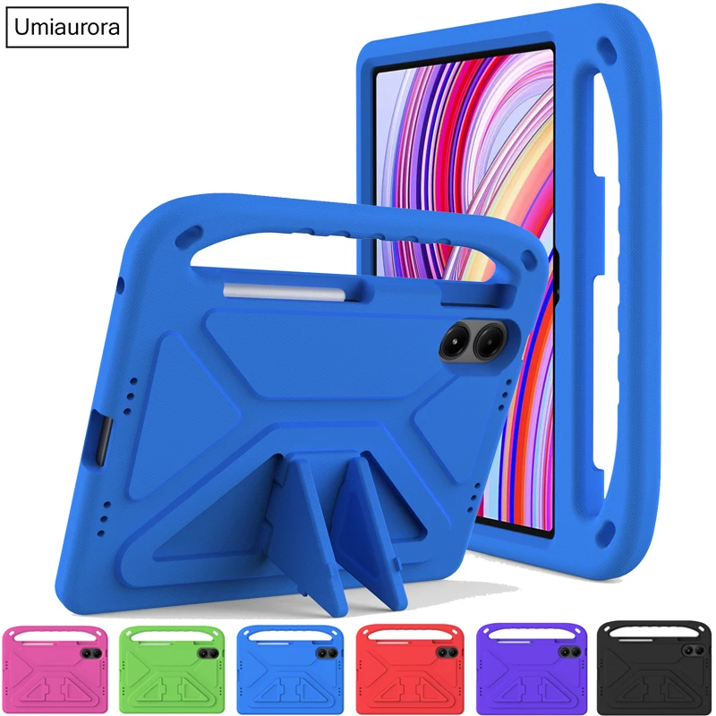 

For Xiaomi Pad 5 6 7 8 11.2 Redmi Pad2 SE 8.7 11 inch Pro 12.1 Full Body Kid EVA Tablet Case Handle Stand Shockproof Cover Funda
