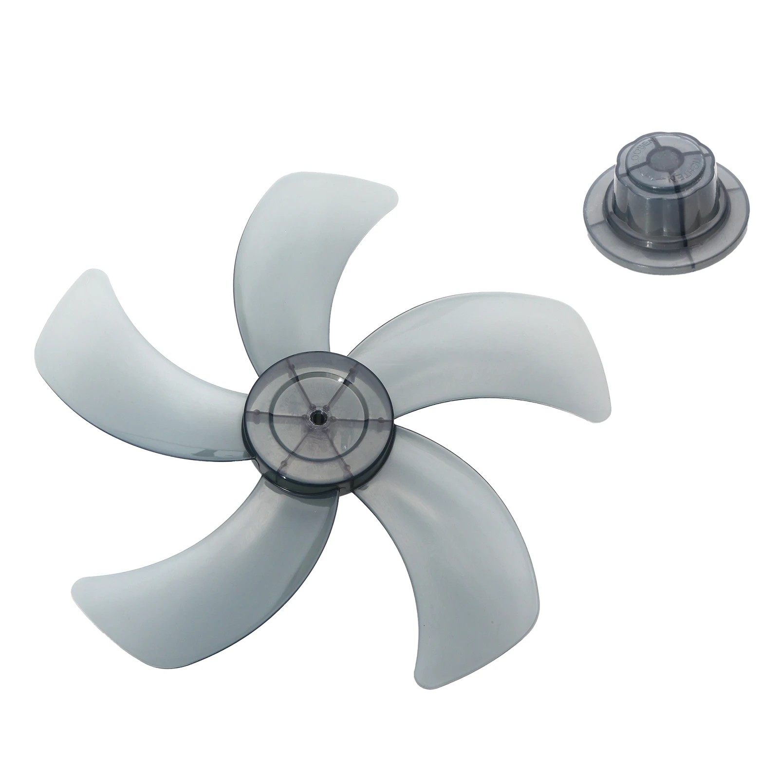 Lame de ventilateur silencieuse en plastique 14/16 pouces, 5/7 feuilles avec couvercle d'écrou, remplacements universels pour ventilateurs de maison sur pied, ventilateurs de Table