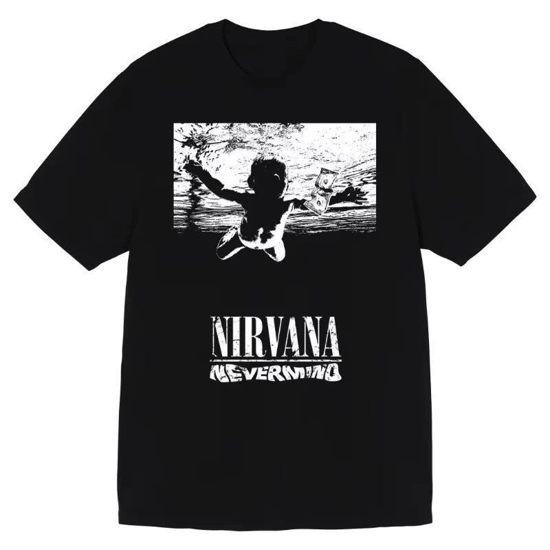 NIRVANA Rock Band T-Shirt Men's and Women's Short Sleeve Luxury Brand T-shirt Summer Y2k Tops Vintage Hip Hop Streetwear