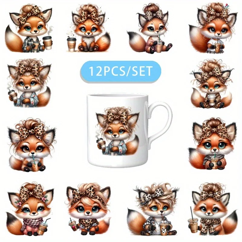 12PCS/SET Leopard P…