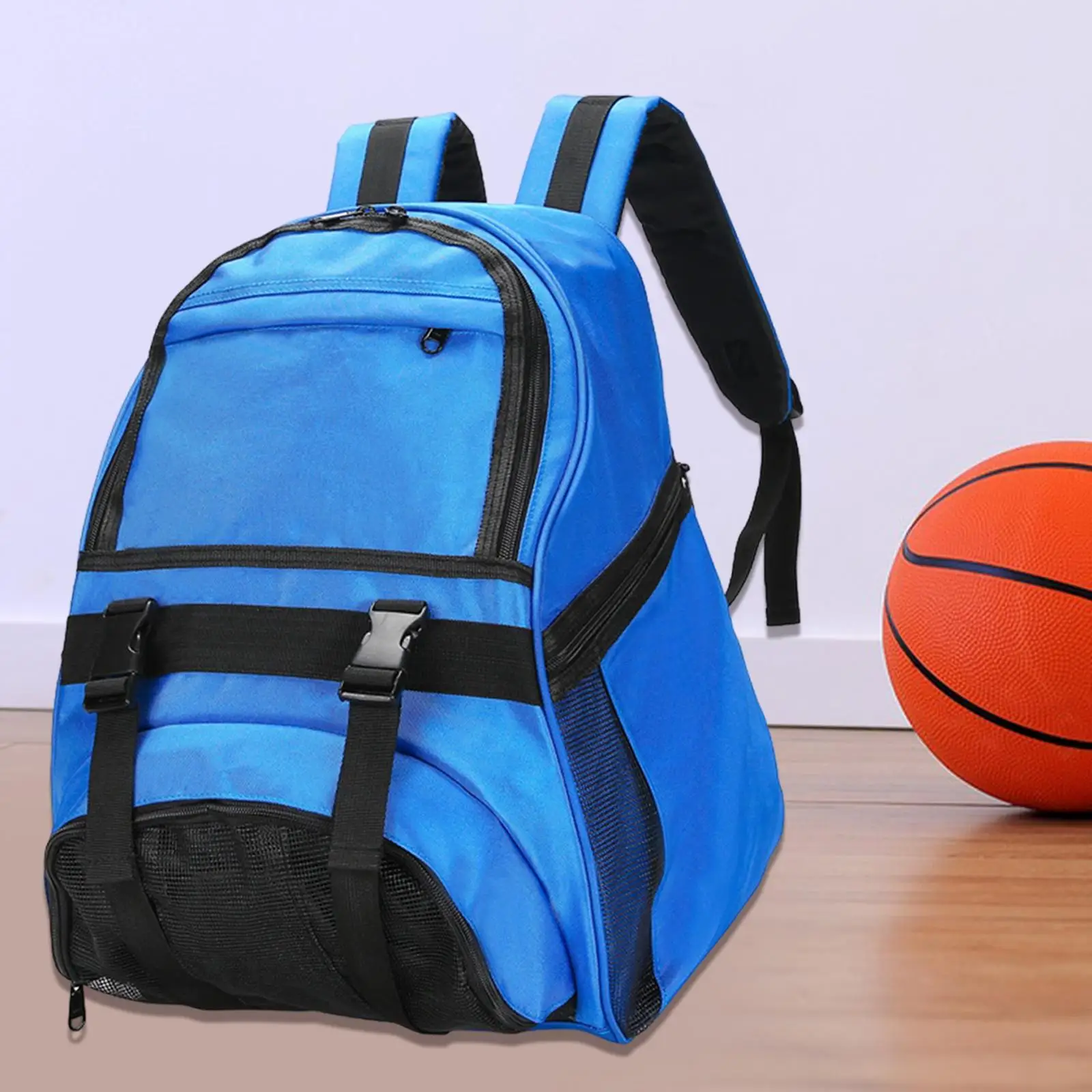 Basketball Backpack Soccer Bag Backpack Water Resistant with Ball Compartment,