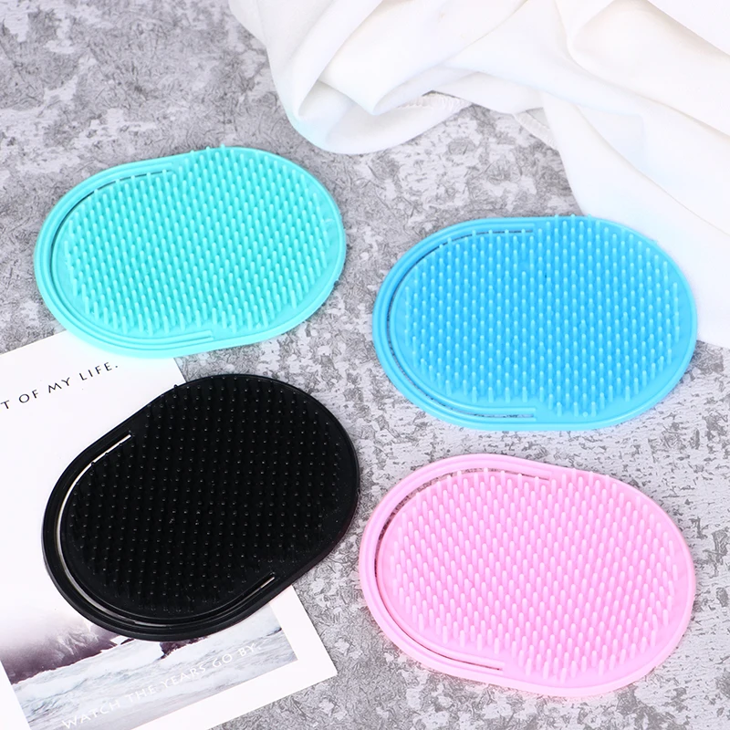 1Pcs Head Massage Brush Soft Shampoo Brush Bathroom Products Plastic Sanitary Comb Washing Hair Scalp Shower Body